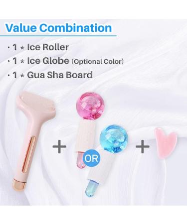 Kalevel Beauty Ice Roller & Gua Sha Set | Face Massager for Anti-Aging Migraine Relief & Skin Care | International Shipping Available - Buy Online on SooperMarket.com