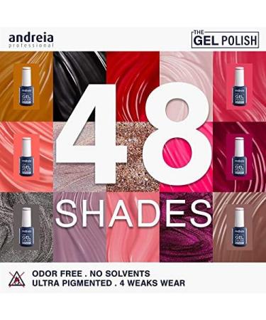 Andreia Professional - The Gel Polish - Solvent and Odor Free Gel - Colour G25 Metallic Purple 10.5 ml - Buy Online on SooperMarket.com
