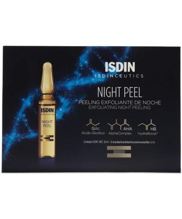 Isdin ceutics Night Peel | Exfoliating Facial Night Peel Promoting Cell Turnover | Single Dose 30 X 2ml 30 Ampullen - Buy Online on SooperMarket.com