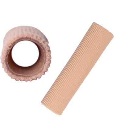 COHEALI Silicone Gel Toe Spacers and Protectors - 2Pcs Beige Finger Sleeves for Toe Blister Relief - Elastic Bandage for Anti-Wear Protection - 20X1.8CM - Buy Online on SooperMarket.com
