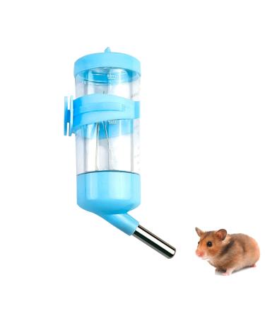 HAICN Hamster Water Bottles Automatic Water Feeder No Drip Guinea Pig Water Bottle Small Animal Pet Water Bottle for Hamster Squirrel Rabbit (Blue)
