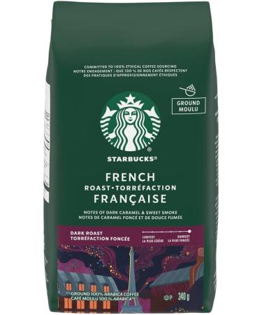 Starbucks French Roast Ground Coffee 340 Grams(pack of 6) French Dark Roast 6 Count - Buy Online on SooperMarket.com