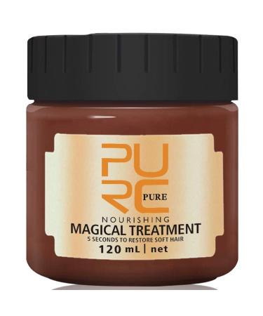Hair treatment Magical Hair Mask Advanced Molecular 5 Seconds Repairs Damage Hair Root Hair Tonic Keratin Hair & Scalp Treatment 120ml