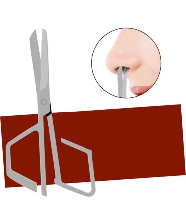 Professional Nose Hair & Eyebrow Scissors | Vibrissac Trimmer - 9.7x4.6cm Silver for Precision Grooming | International Shipping Available - Buy Online on SooperMarket.com