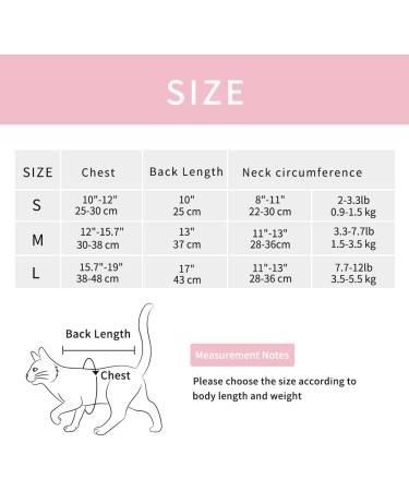 EASY JOY Cat Surgery Recovery Suit for Abdominal Wounds or Skin Diseases Cat Medical Surgical Clothes Onesies After Surgery E-Collar Alternative Kitten Post-Operative Recovery Vest Shirt (M Pink) M Pink1 - Buy Online on SooperMarket.com