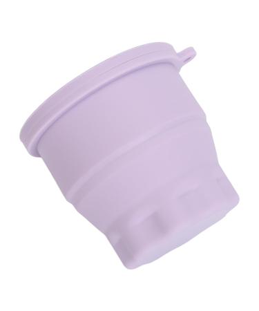 Buy Portable Silicone Makeup Brush Cleaner Cup - Drying Rack & Scrubber Bowl in Purple | Best Brush Cleaning Tool Online - Buy Online on SooperMarket.com