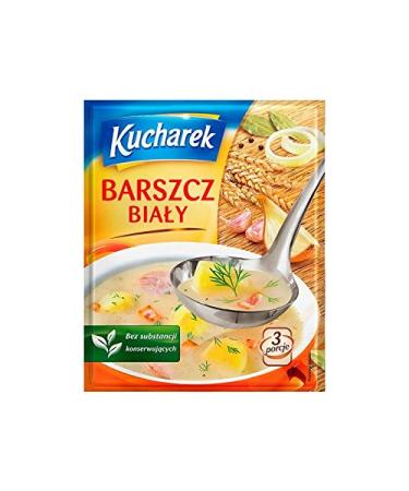 Kucharek Barszcz Bialy White Borscht Soup Mix 40g Bag (5-Pack) 1.41 Ounce (Pack of 5)