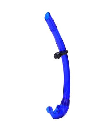 Snorkeling Breathing Tube Sturdy Durable Portable Wet Breathing Tube Comfortable Flexible for Free Diver for Adults Children(Blue)