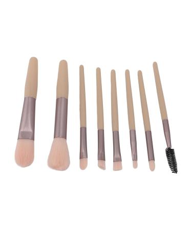 Zetiling Soft Bristle Portable Cosmetic Brush Set - 8PC Ergonomic Brushes for Loose Powder Concealer & Eyeshadow - Perfect Gift for Moms Wives & Friends - Buy Online on SooperMarket.com
