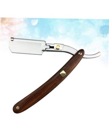 Angoily 2pcs Cutlery Holder - Safe Manual Razor for Men with Wooden Handle & Metal Design | International Shipping Available - Buy Online on SooperMarket.com