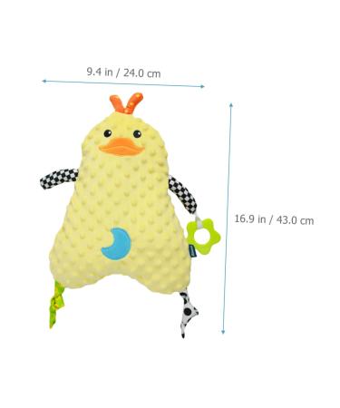 Kisangel 4-Pack Baby Comfort Towel Pacifiers | Plush Sleep Toys for Young Children | Soft Gel Sleep Aid | 43x24cm Color-Sorted Cuddly Toys - Buy Online on SooperMarket.com