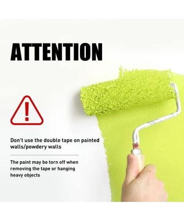 VERSAF Double Sided Tape Heavy Duty - 1/2 10'Â Acrylic Strong Adhesive Removable Double Sided Mounting Tape Clear for Carpet Fix/Home Office Wall/DIY Crafts/Poster/LED Lights/Car Glass Decor - Buy Online on SooperMarket.com