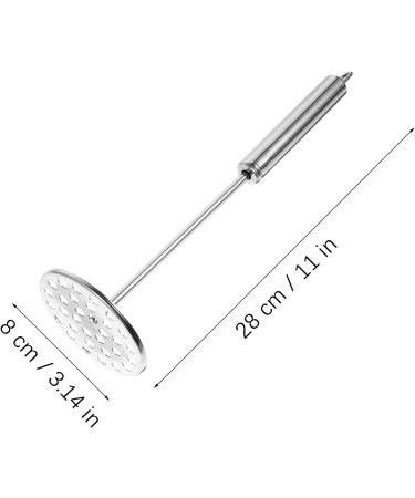 Hemoton Carrot Cookware 2pcs Potato Masher Stainless Steel with Fine Mesh Platter Fruit Cooking Tools for Bead Fruits Yams Baby Food (Silver) Garlic Smasher Press - Buy Online on SooperMarket.com