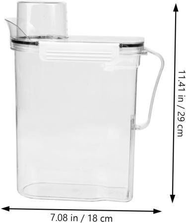HAPINARY 3pcs Laundry Storage Box Laundry Bottle Tide Laundry Liquid Plastic Transparent - Buy Online on SooperMarket.com
