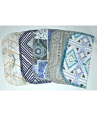 Moroccan Tile Flannel Kids Lunchbox Napkins 8x8 5 Pack - Washable & Reusable - Buy Online on SooperMarket.com
