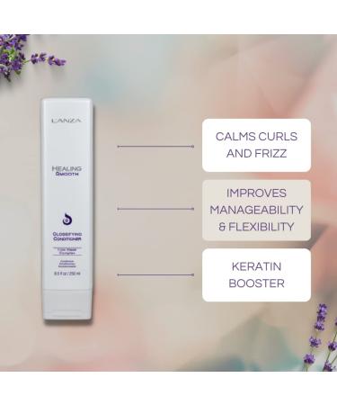L'ANZA Healing Smooth Glossifying Conditioner - Nourishing, Repairing, Shine-Boosting Formula for Silky-Smooth, Frizz-Free Hair - 8.5 Fl Oz - Buy Online on SooperMarket.com