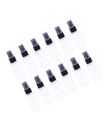 UEETEK 12pcs 30ml Portable Travel Spray Bottles Fine Mist Clear Plastic - Ideal for Travel & Toiletries - Buy Online on SooperMarket.com