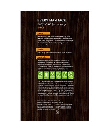 Every Man Jack Body Wash Citrus 16.9oz Twin Pack - 2 Pack Citrus 16 Fl Oz - Buy Online on SooperMarket.com