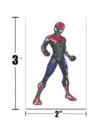 Spiderman Tattoos Party Favors Bundle - 80+ Pre-Cut Temporary Tattoos - Spiderman Party Supplies for Kids - MADE IN USA - Buy Online on SooperMarket.com