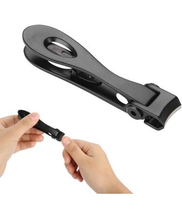 MUNEFE Nail Trimmer Stainless Steel Nail Clippers Portable Nail Clippers Suitable for Nail Salon and PERSONALLY Use(black) - Buy Online on SooperMarket.com