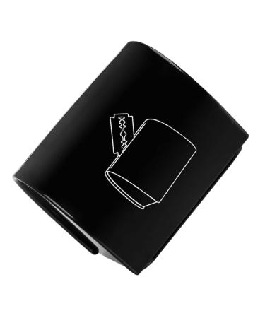 Stobok 1 piece of cardboard razor box case for razor travel rasier case for razors razor razor container made of iron waste disposal holder trash can case travel bag travel shave