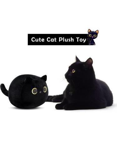 DNFASCHI Black Cat Plush Pillow Toy - Soft Stuffed Animal Cat Plushie for Kids - 20cm Cute Black Cat Stuffed Doll - Birthday for Boys Girls (Black-20cm) (HMHM20CM) - Buy Online on SooperMarket.com