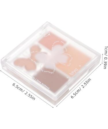 Baluue 3pcs Eyeshadow Palettes Pink Plastic Eye Makeup Plate Eye Shadow Palette Eye Shadow 6.50X6.50X1.00CMx3pcs Multix3pcs - Buy Online on SooperMarket.com