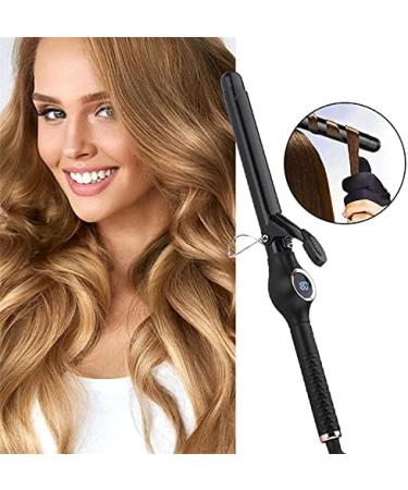 Professional 9mm Curling Wand for Long Short Hair Tourmaline Ceramic Small Barrel Hair Curler Women Men Kids Curling Iron with Adjustable Temperature DiSplay - Buy Online on SooperMarket.com