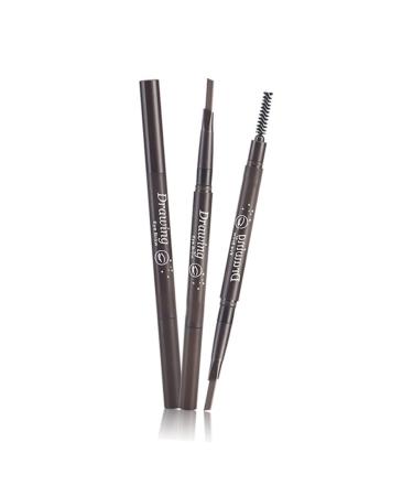 WOFASHPURET 2 1 Brow Brush Microblading Pen Scissor Bumper Eyebrow Pencil Brush To Rotate Double Head Filler