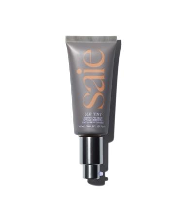 Saie Slip Tint SPF 35 Tinted Moisturizer - Light Coverage Moisturizer + Broad Spectrum Zinc Oxide Sunscreen - Shade Five (1.35 oz)