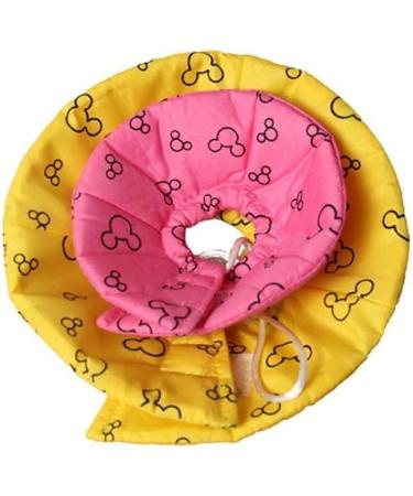 NashaFeiLi Pet Recovery Collar Elizabethan Small Animal Hamster Collar Cone Adjustable Comfy Collar for Hamster Chinchilla Small Pet (S Yellow) S Yellow - Buy Online on SooperMarket.com