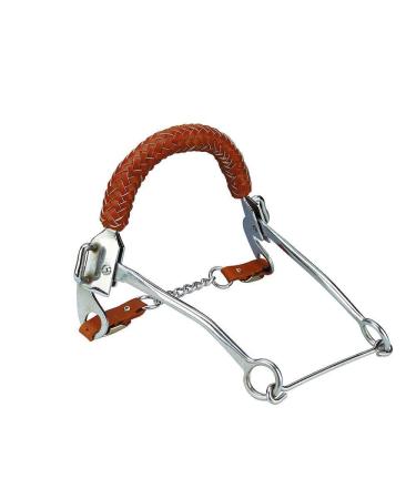 Hackamore with braided noseband warmblood length of the trees: 229 mm
