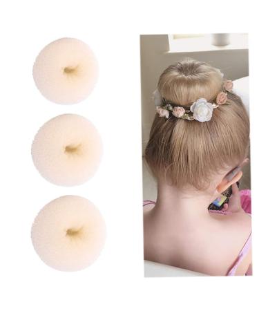 Hair Donut Bun Maker Set - 3 Pack Donut Hair Rolls & Styling Tools for Perfect Chignons - Buy Online on SooperMarket.com