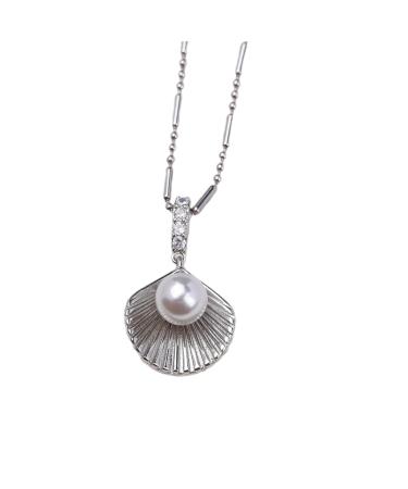 Oralgo's necklace with a shell trailer art pearl choker necklace for women fashionable collar necklace necklace accessory