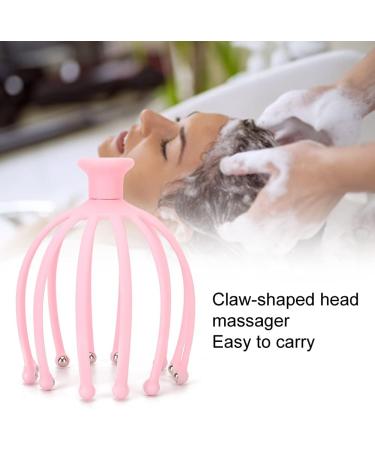 Head Massage Spider - Pink Scalp Massage Brush & Stress Reduction Device | Ultimate Hair Therapy Tool - Buy Online on SooperMarket.com