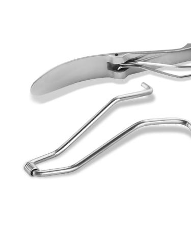 Foot nail tongs spare spring spring spare part wire spring ironing spring for nail tongs made of stainless steel - exchange for your foot care tongs (for nail tongs 9.5 cm - 10.5 cm)