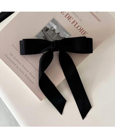 JSGHGDF Bowknot Hair Clip Elegances Long Ribbon Bowknot Shape Spring Hair Clip for Girl Photography Styling Tiaras Beige - Buy Online on SooperMarket.com