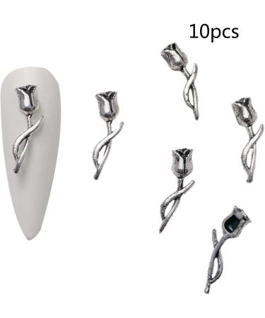 Nail Art Decoration Tips Ornament Metal Alloy Nail Art Decals Pendant Manicure Accessories Eye Catching For Girls Nail Art Accessories Decoration Decals Craft Supplies Jewelry For Girls Crystal B - Buy Online on SooperMarket.com