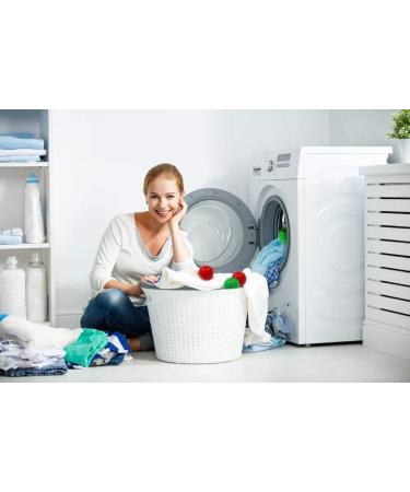 Reusable Dryer Balls Tumble Laundry Wash Balls Non Melt Dryer Balls for Speeding Drying and Reducing Creases for Clothes (Purple) - Buy Online on SooperMarket.com