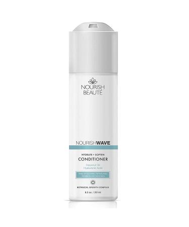 Nourish Beaute Sulfate Free Hair Growth Conditioner to Wave  Hydrate and Soften with Coconut Oil and Hyaluronic Acid  Cruelty Free Conditioner Wave