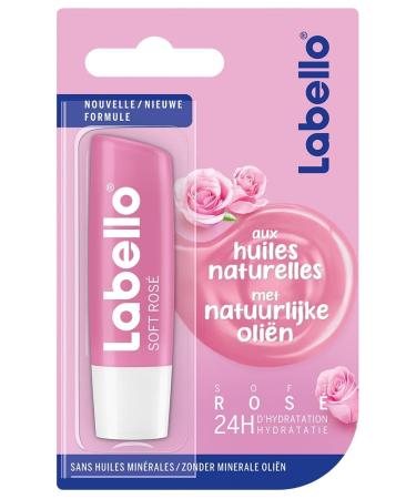 Labello Soft Rose Blister 4.8 g Ros Rose 4.8 g (pack of 6)