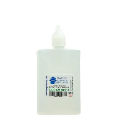 Baking Beauty and Beyond Concentrated Food Flavouring Oil - Food Grade Flavouring Oil for Candy Making Baking Lip Balm Gloss - Cream Soda (100ml)