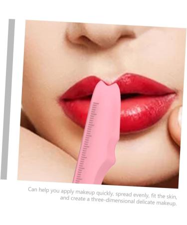 Baluue 15 Pcs Silicone Beauty Ruler Makeup Eyeliner Eyebrow Guide Stencil Lip Line for Beginners Lash Tools 15X4.15CMx5pcs Pink-2x5pcs - Buy Online on SooperMarket.com