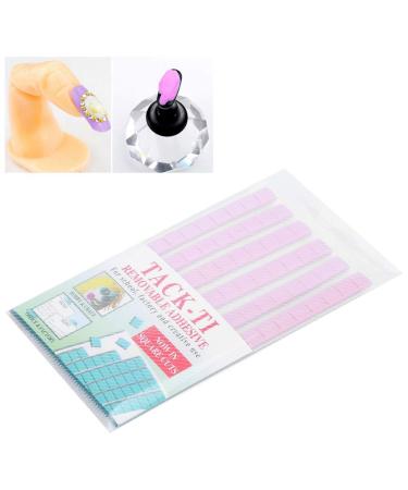 Reusable Professional False Nail Tips - Sticky Adhesive DIY Nail Art Tool for Perfect Manicure - Buy Online on SooperMarket.com