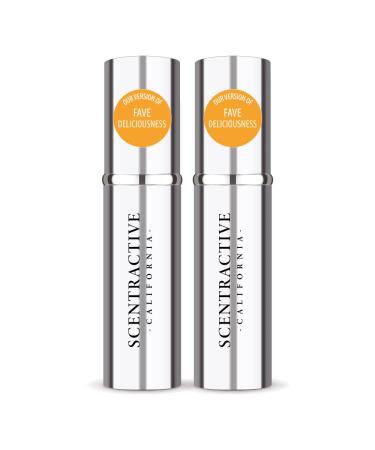 CA Perfume Impression of Christian D. Fave Deliciousness For Women & Men Replica Version Fragrance Dupes Concentrated Long Lasting Eau de Parfum Spray Refillable Atomizer Bottle 0.17 Fl Oz/5ml-X2 CHRISTIAN D. FAVE DELICIOUSNESS IMPRESSION 0.34 Fl Oz (Pack