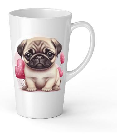 White Ceramic Baby Carlin Mug - Large 483 ml Perfect for Hot Chocolate or Milk Fun and Easy to Use - Buy Online on SooperMarket.com