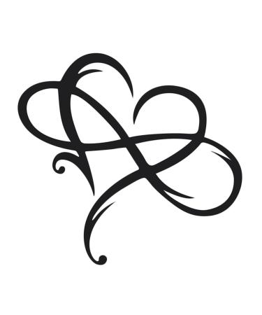 Cabilock 1pc Iron Pendant Home Decor Love Sign Plaque Iron Love Sign Heart Wall Hanging Ornament Household 45x39cm Black
