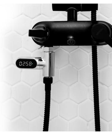Digital Shower Thermometer 5 85 C | 360 Rotating LED Water Meter | Baby & Elderly Safe Thermometer - Buy Online on SooperMarket.com
