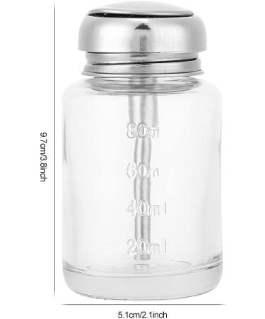 Push Down Pump Dispenser nail polish remover pump dispenser Professional Nail Art Remover Dispenser Gel Polish Remover Empty Container Manicure Accessory push down pump dispenser glass for Nail Polis - Buy Online on SooperMarket.com