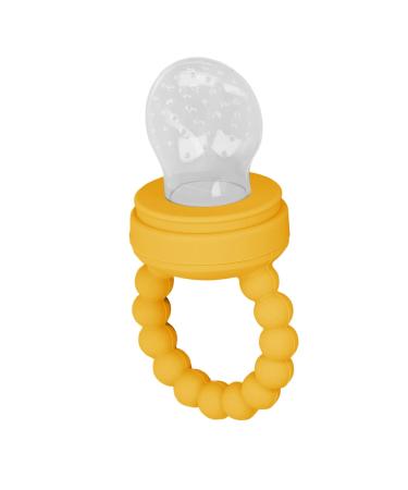 Buy Fruit Pacifier Feeder - Yellow Multifunctional Food & Gum Relief Tool for Babies - Buy Online on SooperMarket.com